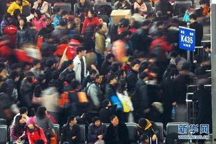 春运图片,归乡路上的人潮涌动